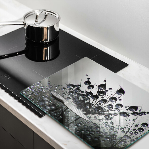 Steklena podloga za rezanje Regrat in rosa