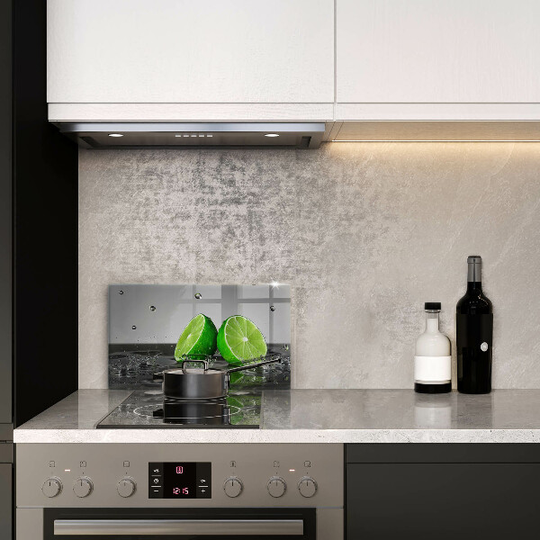 Steklena podloga za rezanje Sočne limete in voda