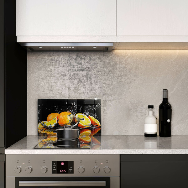 Steklena podloga za rezanje Sočno oranžno sadje