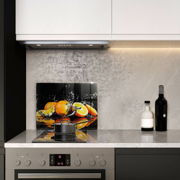 Steklena podloga za rezanje Sočno oranžno sadje