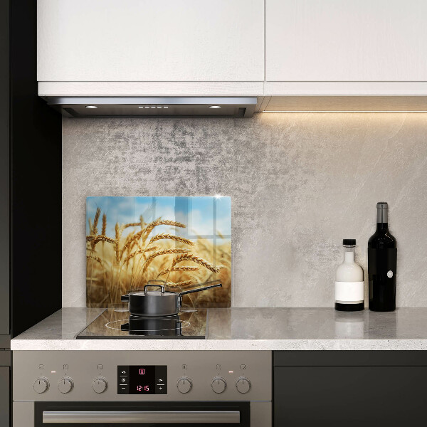 Steklena podloga za rezanje Klasje žit na polju