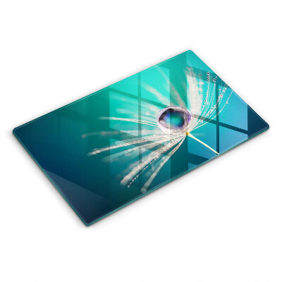 Steklena podloga za rezanje Rosa na regratu