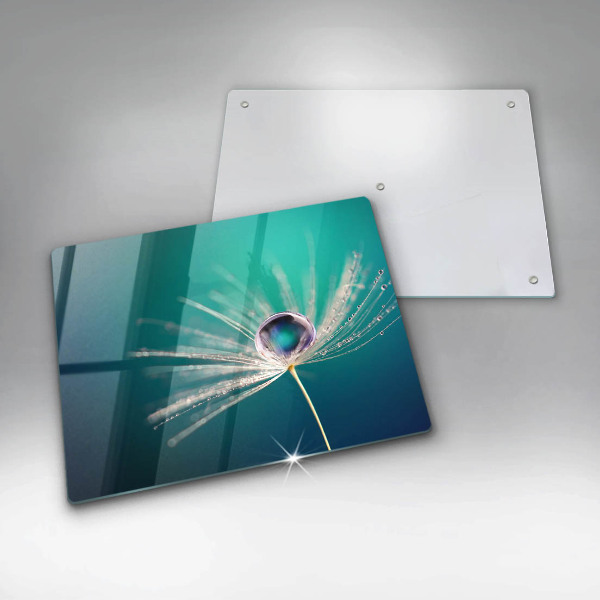 Steklena podloga za rezanje Rosa na regratu