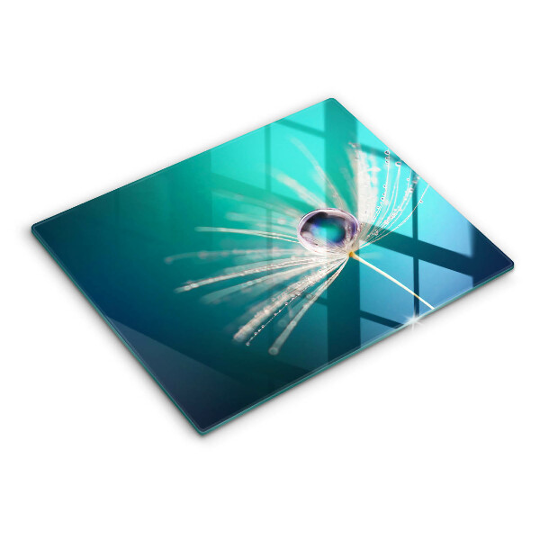 Steklena podloga za rezanje Rosa na regratu