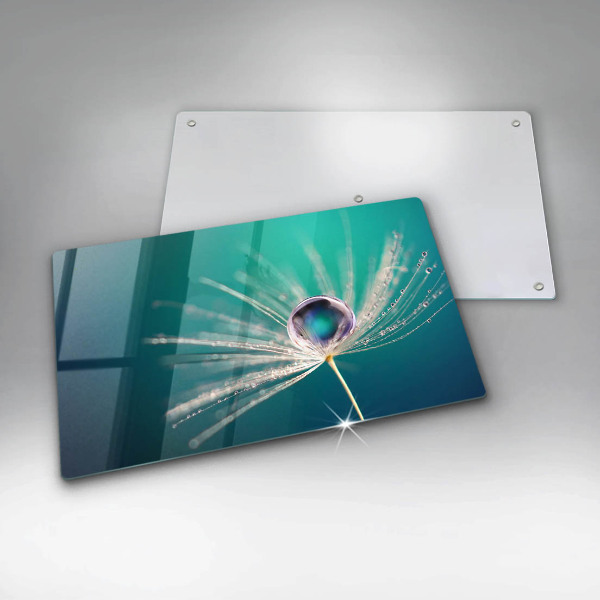 Steklena podloga za rezanje Rosa na regratu