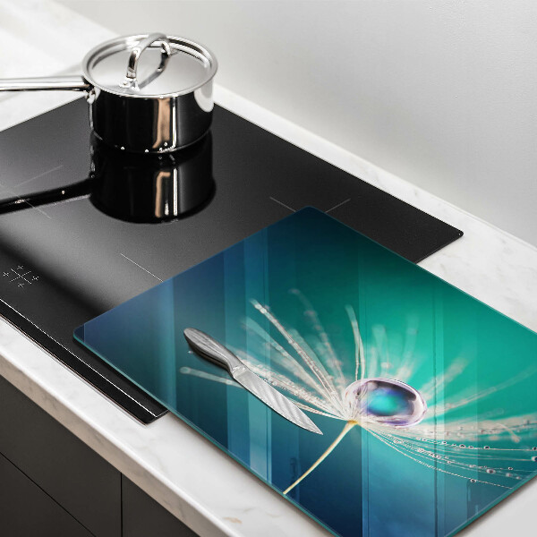 Steklena podloga za rezanje Rosa na regratu