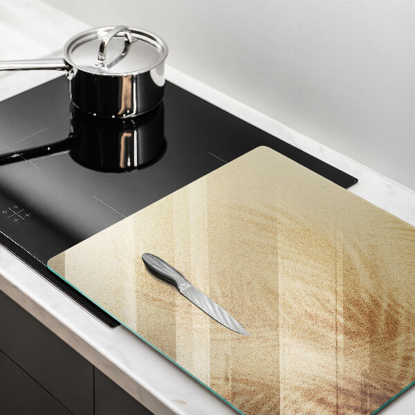 Steklena podloga za rezanje Počitnice na peščeni plaži