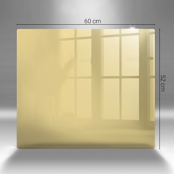 Steklena podloga za rezanje Rumena