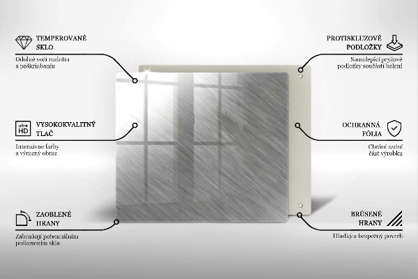 Steklena podloga za rezanje Kovinska tekstura ozadja
