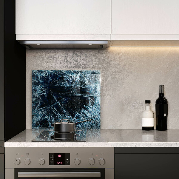 Steklena podloga za rezanje Struktura ostrega ledu