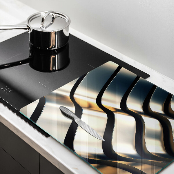 Steklena podloga za rezanje 3D kovinske oblike