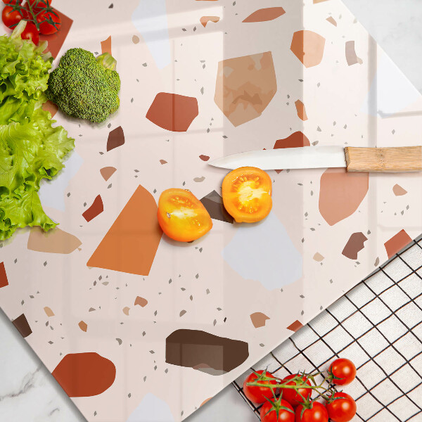 Steklena podloga za rezanje Dekorativna kamenina