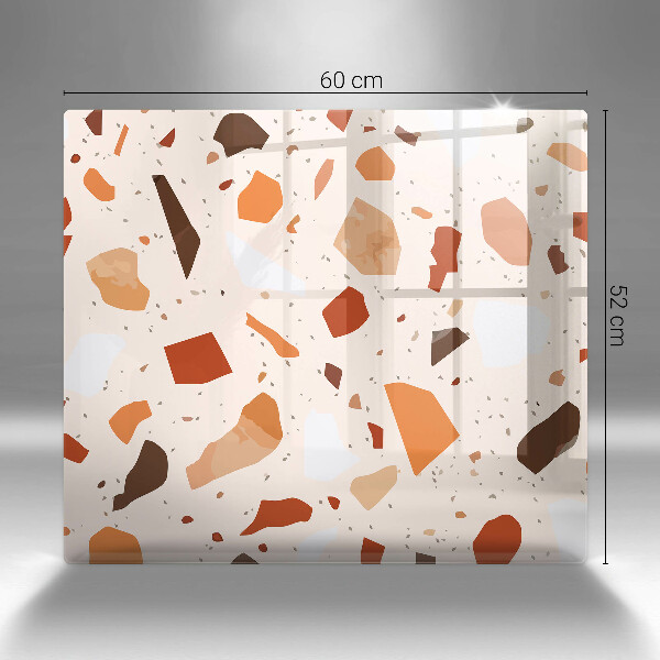 Steklena podloga za rezanje Dekorativna kamenina