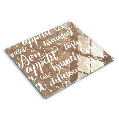 Steklena podloga za rezanje Bon appetit podnapisi