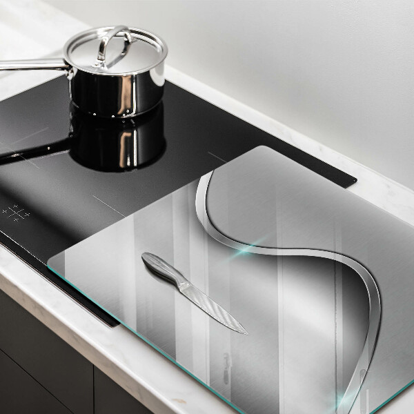 Steklena podloga za rezanje Kovinska abstrakcija