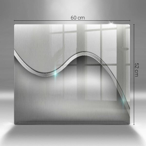 Steklena podloga za rezanje Kovinska abstrakcija