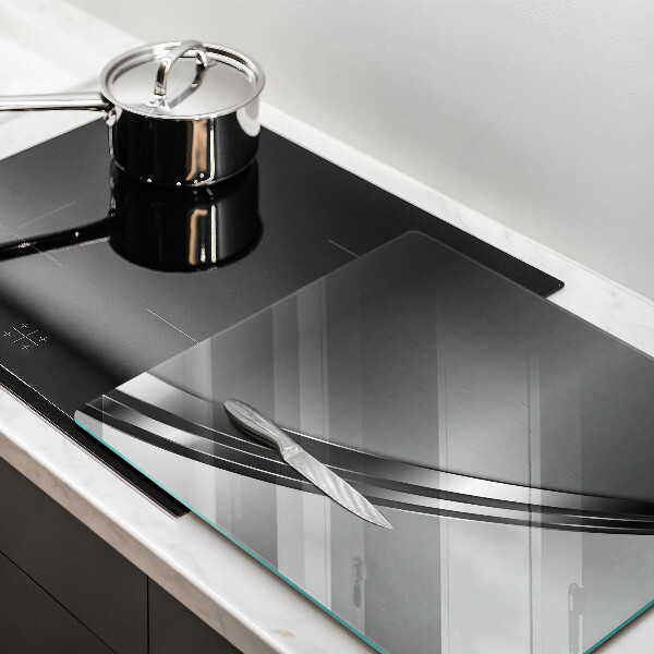 Steklena podloga za rezanje Kovinska abstrakcija