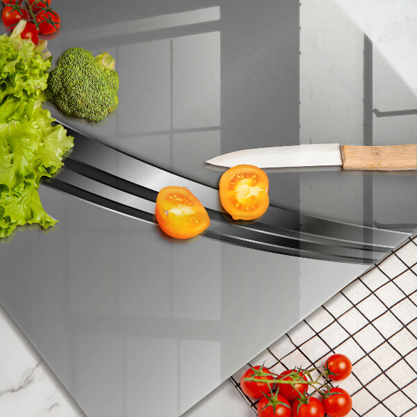 Steklena podloga za rezanje Kovinska abstrakcija