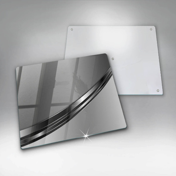 Steklena podloga za rezanje Kovinska abstrakcija
