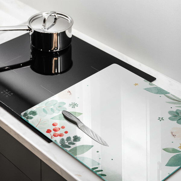 Steklena podloga za rezanje Akvarelni listi