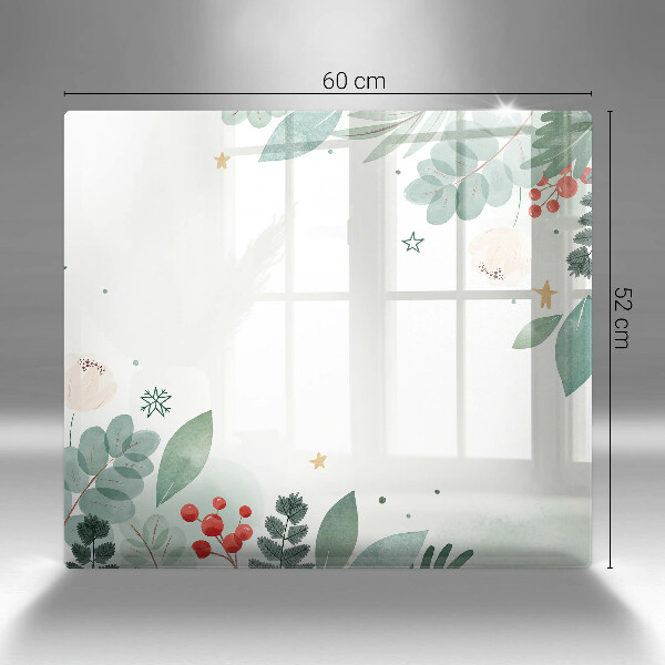 Steklena podloga za rezanje Akvarelni listi