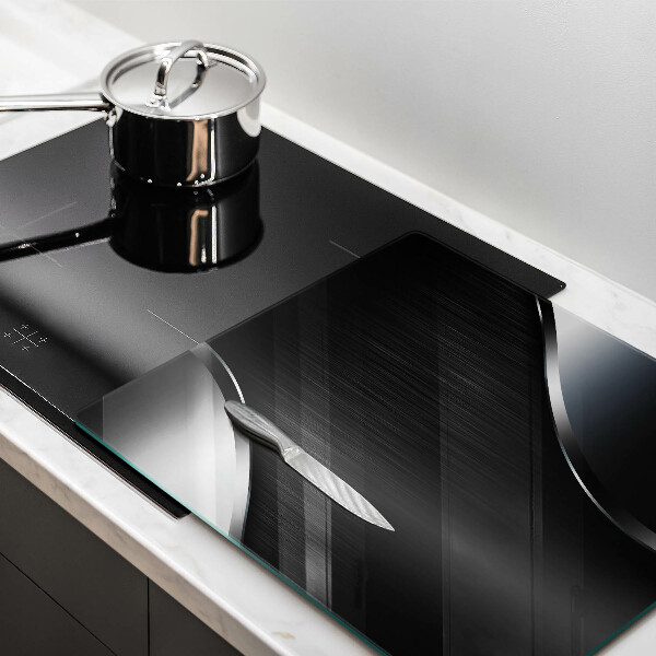 Steklena podloga za rezanje Kovinska abstrakcija