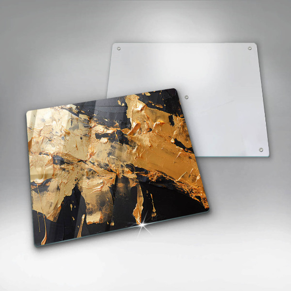 Steklena podloga za rezanje Elegantna tekstura barve