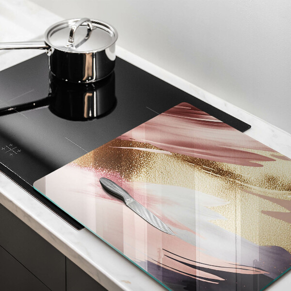 Steklena podloga za rezanje Pastelni madeži