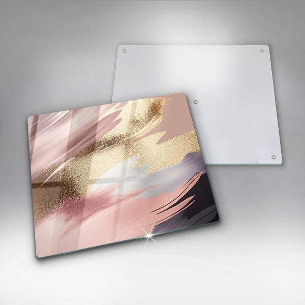 Steklena podloga za rezanje Pastelni madeži