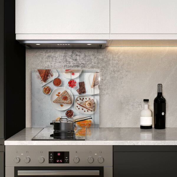 Steklena podloga za rezanje Sladkost torte