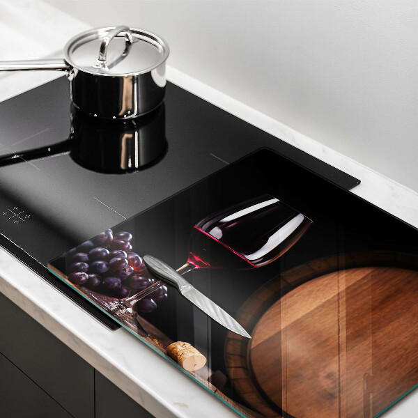 Steklena podloga za rezanje Kozarec za vino v sodu