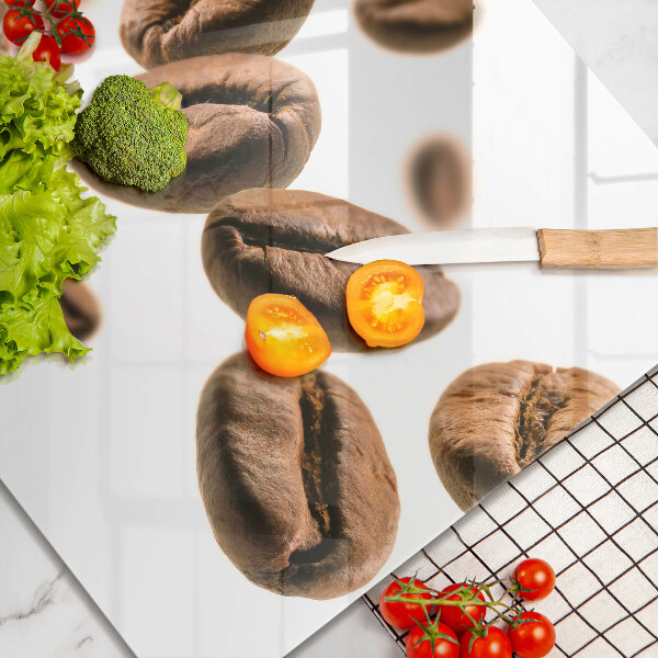 Steklena podloga za rezanje Kavna zrna