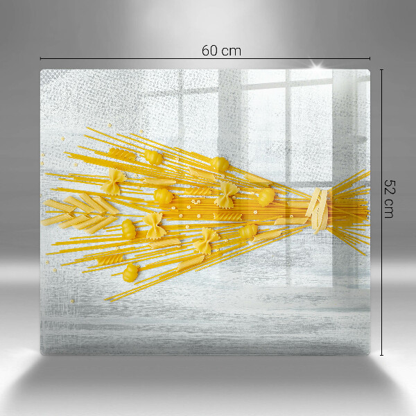 Steklena podloga za rezanje Testenine