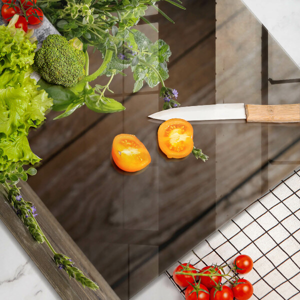 Steklena podloga za rezanje Zelena zelišča