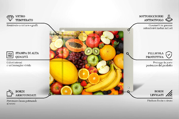 Steklena podloga za rezanje Zbiranje sadja