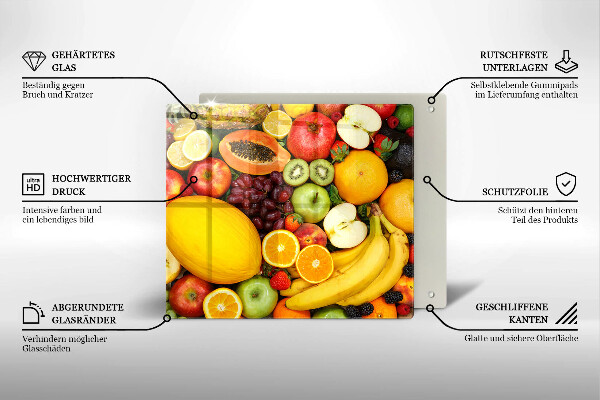 Steklena podloga za rezanje Zbiranje sadja