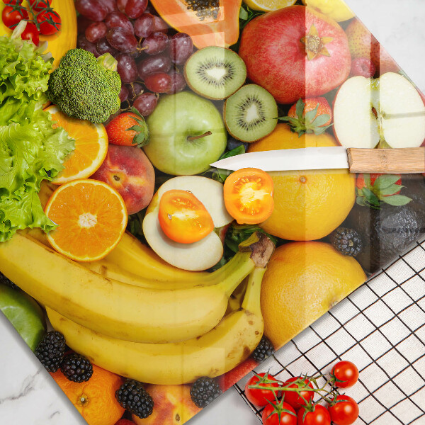 Steklena podloga za rezanje Zbiranje sadja