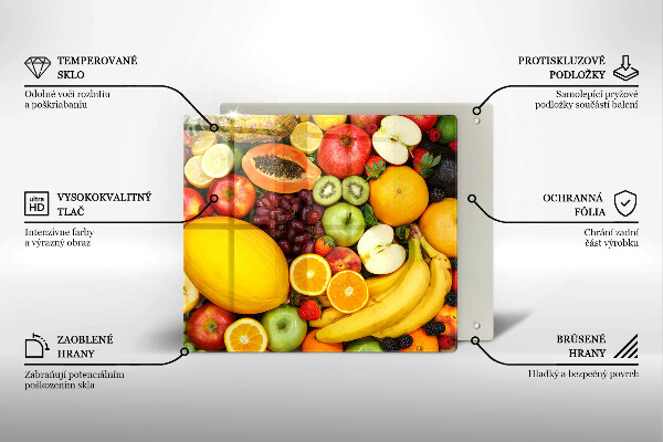 Steklena podloga za rezanje Zbiranje sadja