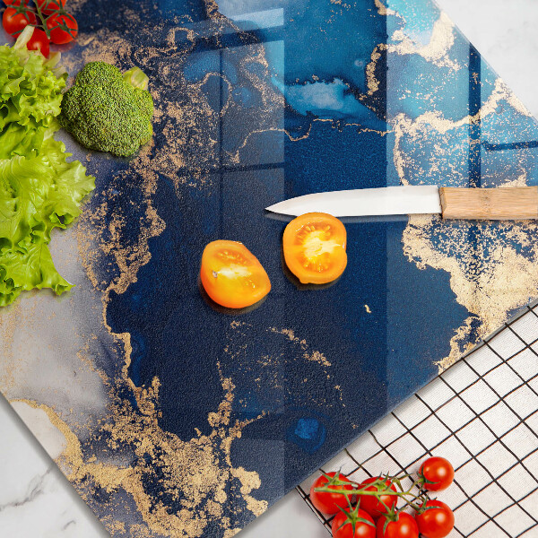 Steklena podloga za rezanje Marmorna abstrakcija
