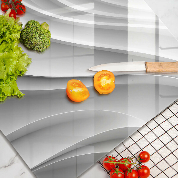 Steklena podloga za rezanje Geometrijske črte