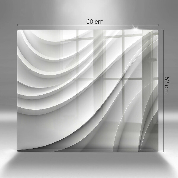 Steklena podloga za rezanje Geometrijske črte