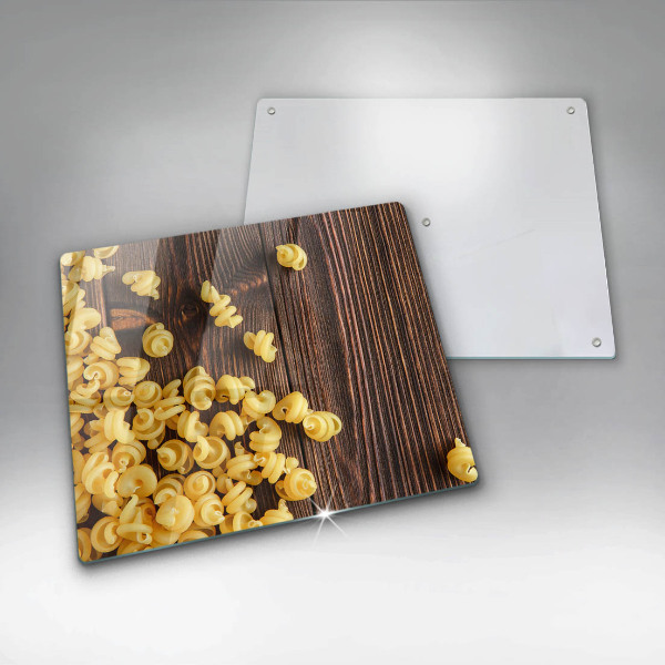 Steklena podloga za rezanje Testenine na mizi