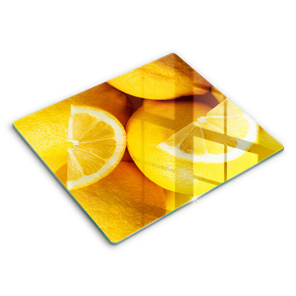 Steklena podloga za rezanje Sočne limone