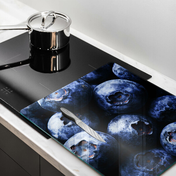 Steklena podloga za rezanje Jagode od blizu