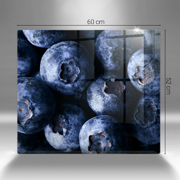 Steklena podloga za rezanje Jagode od blizu