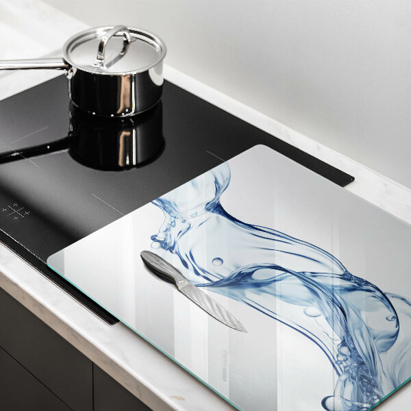 Steklena podloga za rezanje Kristalna voda