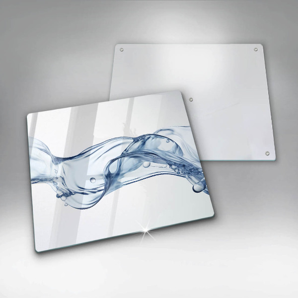 Steklena podloga za rezanje Kristalna voda