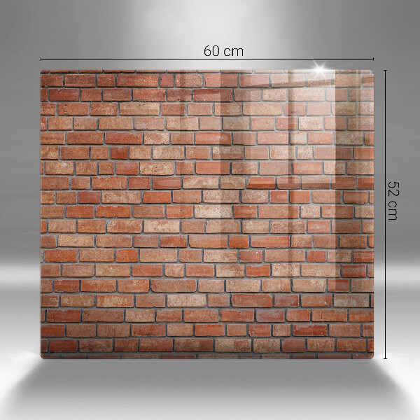 Steklena podloga za rezanje Stena iz opečne stene