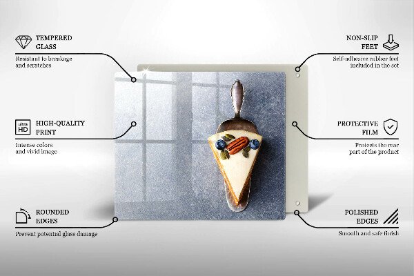 Steklena podloga za rezanje Malenkost