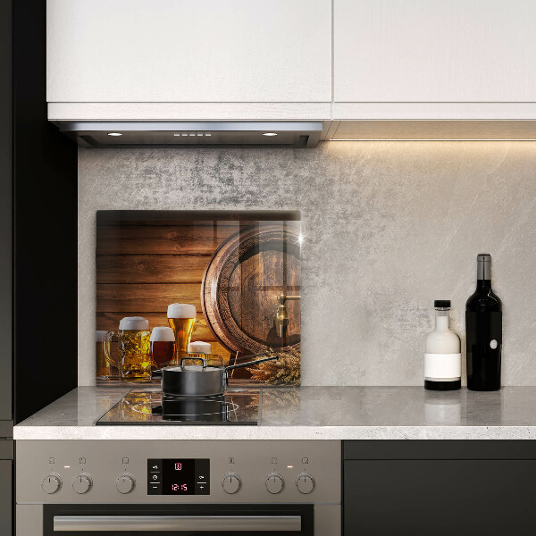 Steklena podloga za rezanje Sod piva